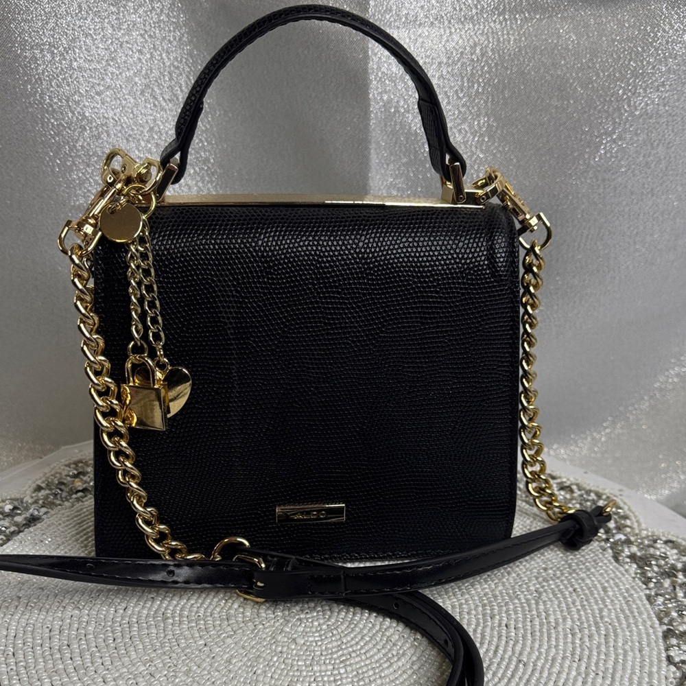 #39 Aldo black crossbody bag NWOT